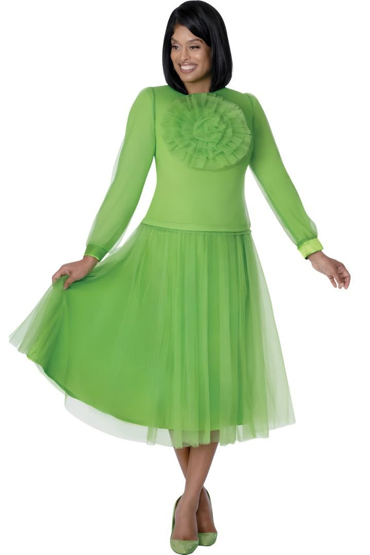 green tulle midi dress Baltic Born Womens Clementine Tulle Midi Dress | Dusty Green Print