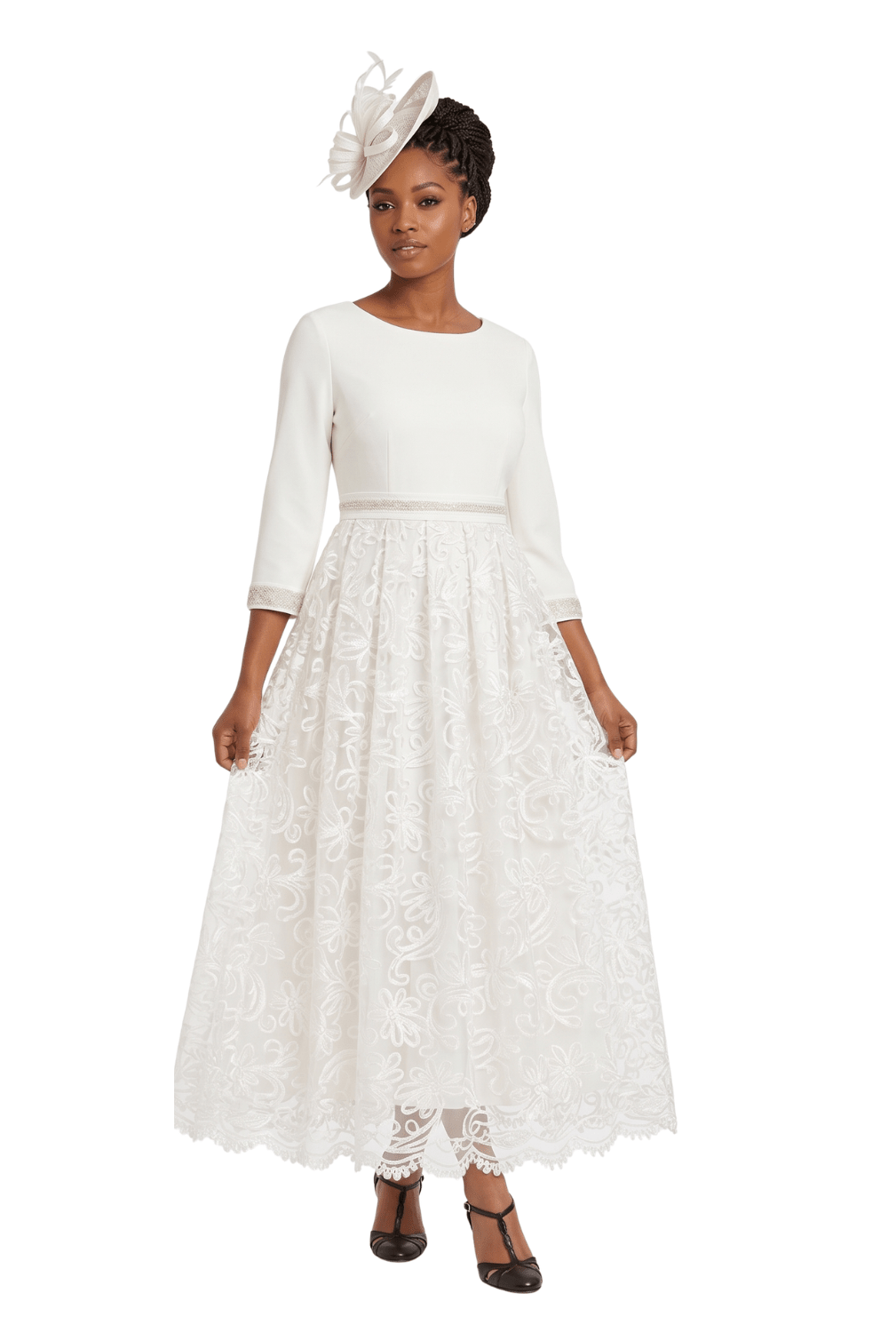 lace overlay dress maxi 3/4 Slv w/ Rhinestoned Wai LTS Women's Tall Blue it creates a beautiful Size:US 12.5-13 / UK 12 express-delivery