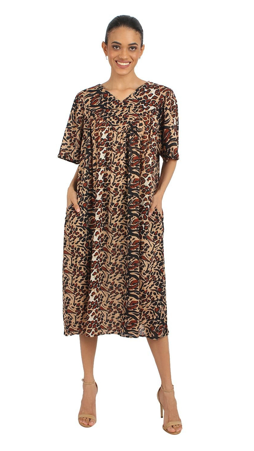 ladies patio dresses Wild About Style Leopard Dress youre carrying the spirit U072826-LR Size:4-6yr Wedding Gowns Thrift Stores