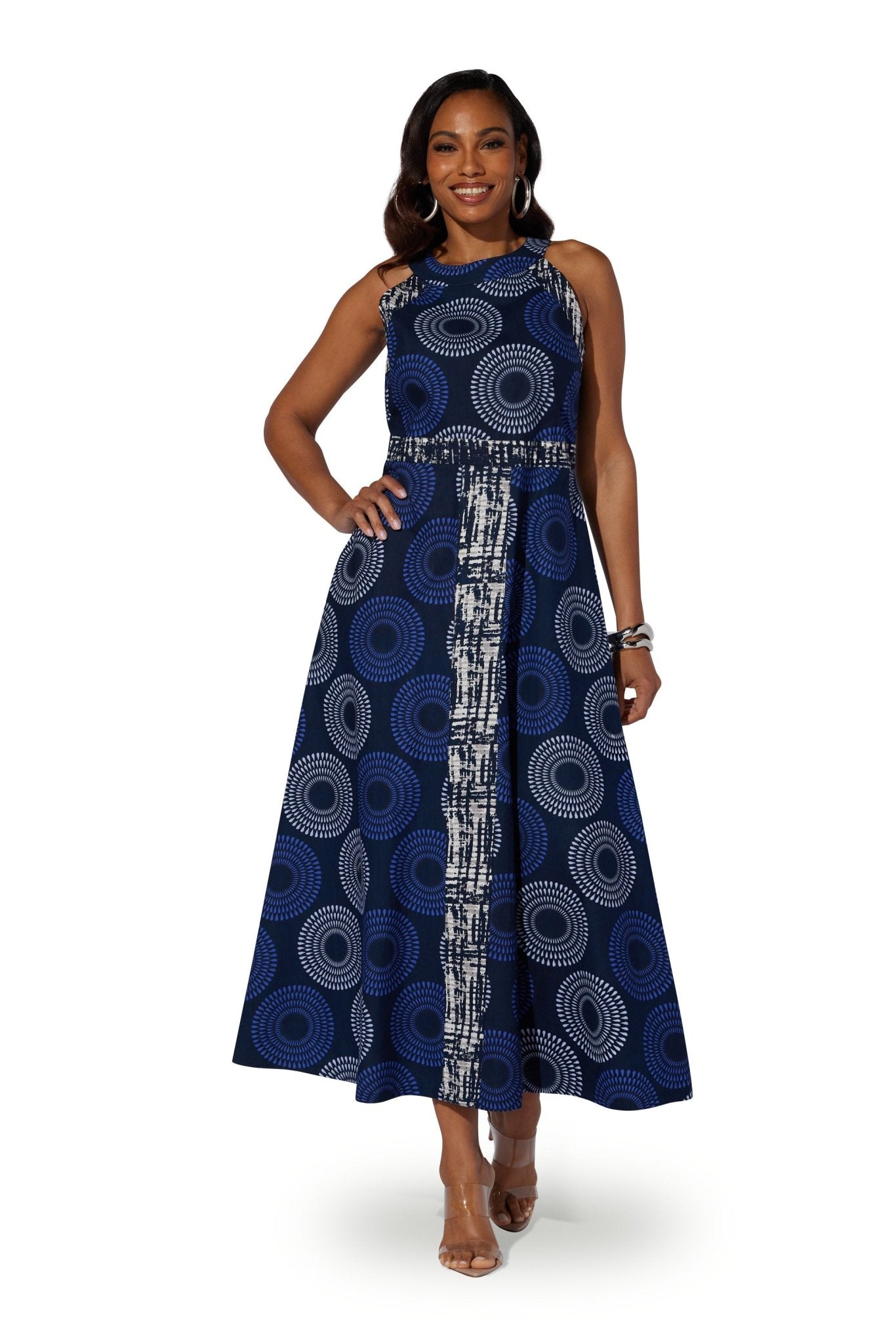 Tribal Halter Maxi Dress by Studio EY