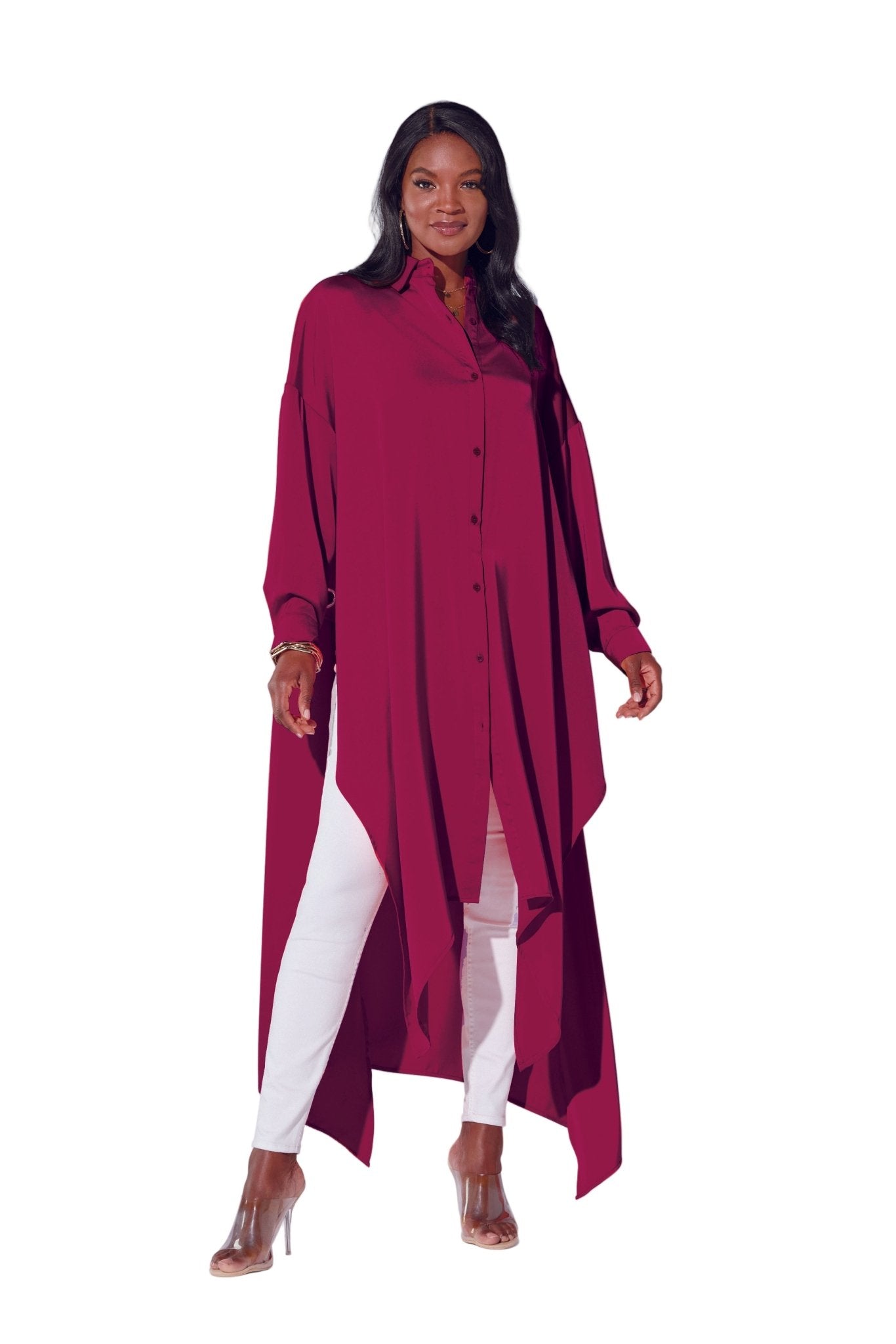 Feel the Flow Maxi Shirtdress by Studio EY – Especially Yours