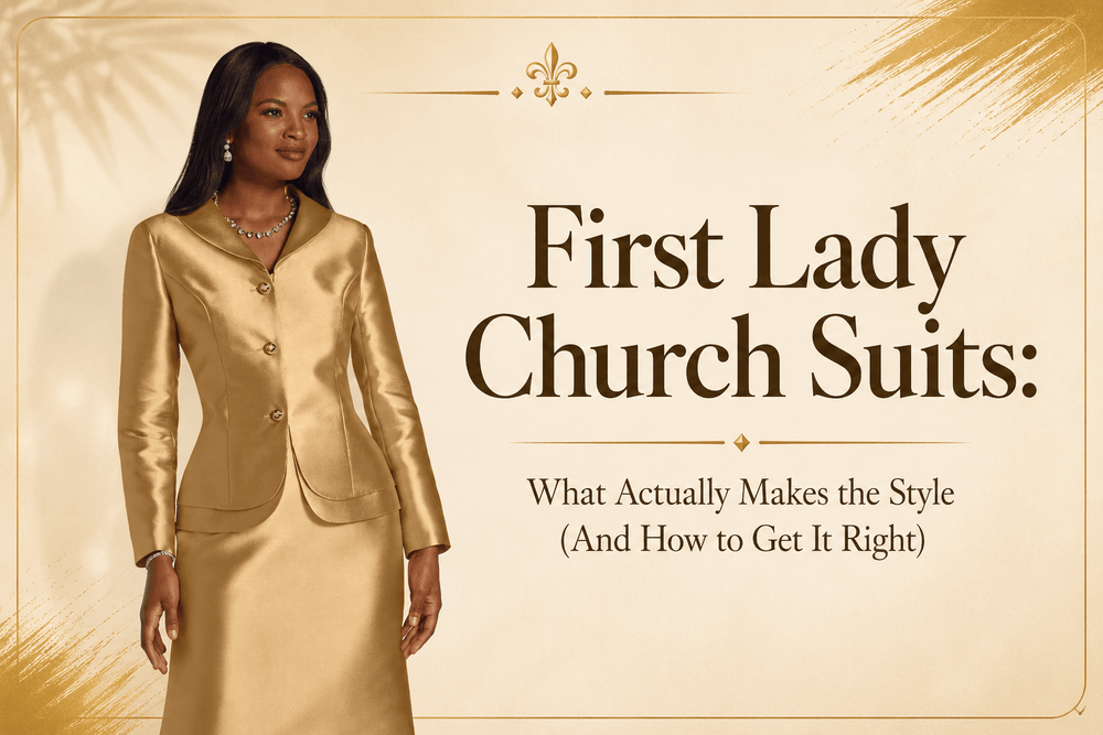 Not Sure If Your Suit Reads "First Lady"? Here's the Fix - Especially Yours