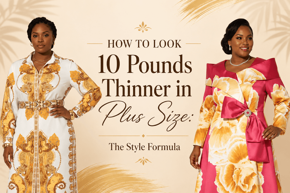 How to Look 10 Pounds Thinner in Plus Size: The Style Formula - Especially Yours