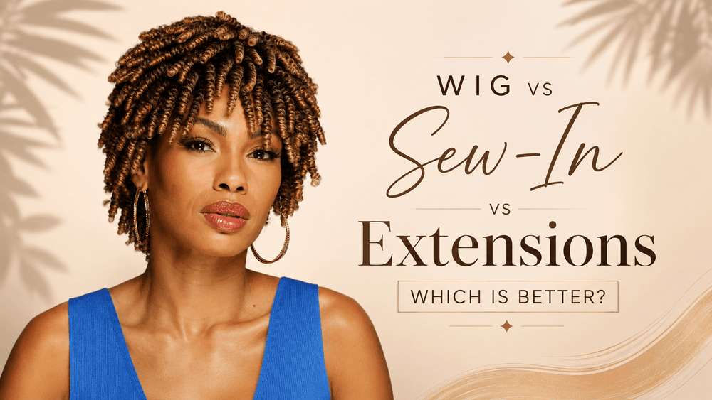Benefits of Wearing a Wig vs Sew-Ins, Extensions, and Hair Toppers - Especially Yours