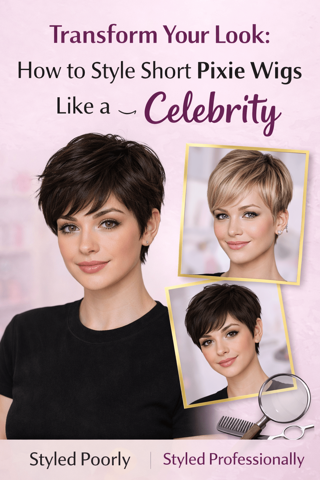 5 Essential Tips for Styling Short Pixie Wigs - Especially Yours