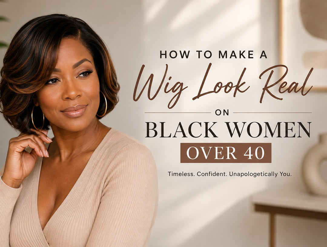 How to Make a Wig Look Real on Black Women Over 40 - Especially Yours