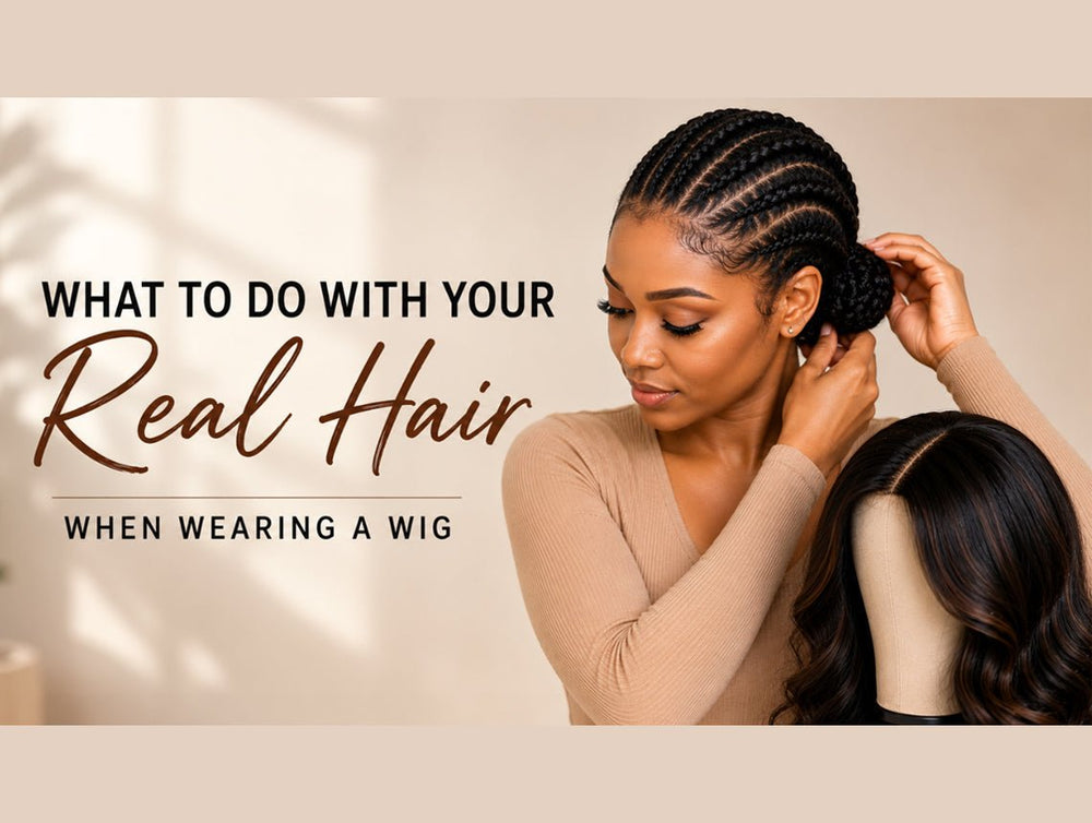 What to Do With Your Real Hair When Wearing a Wig - Especially Yours