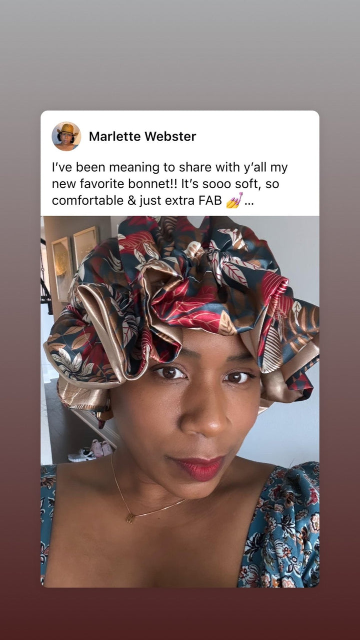 She Fancy All Satin Bonnet - Especially Yours