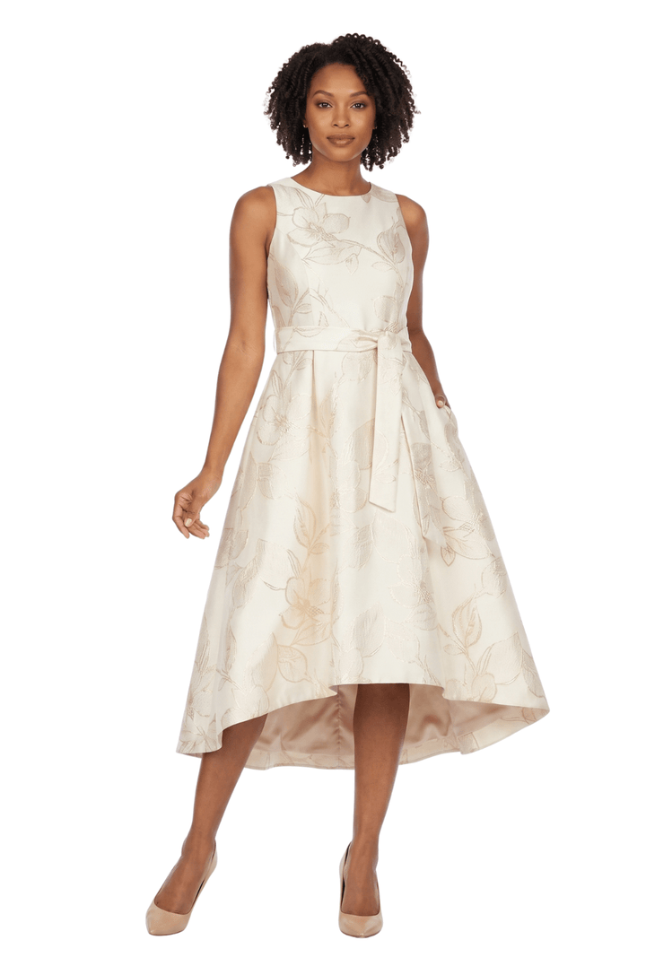 Sleeveless Full Flare Hi-Lo Drs w/ Styling Belt - Especially Yours