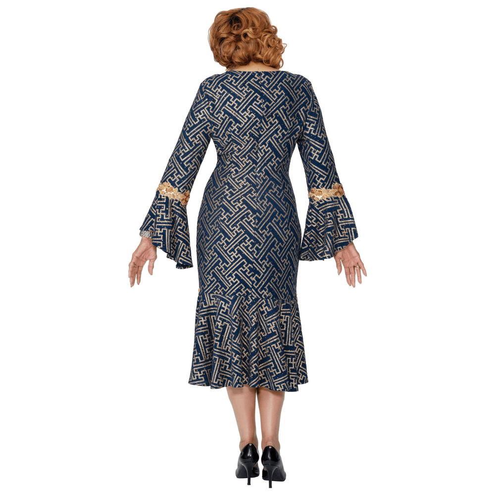 1pc Novelty Womens Church Dress With Tessellating Pattern DCC309961 - Especially Yours