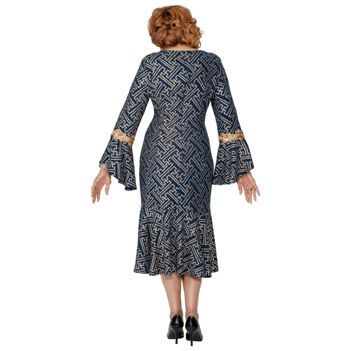 1pc Novelty Womens Church Dress With Tessellating Pattern DCC309961 - Especially Yours