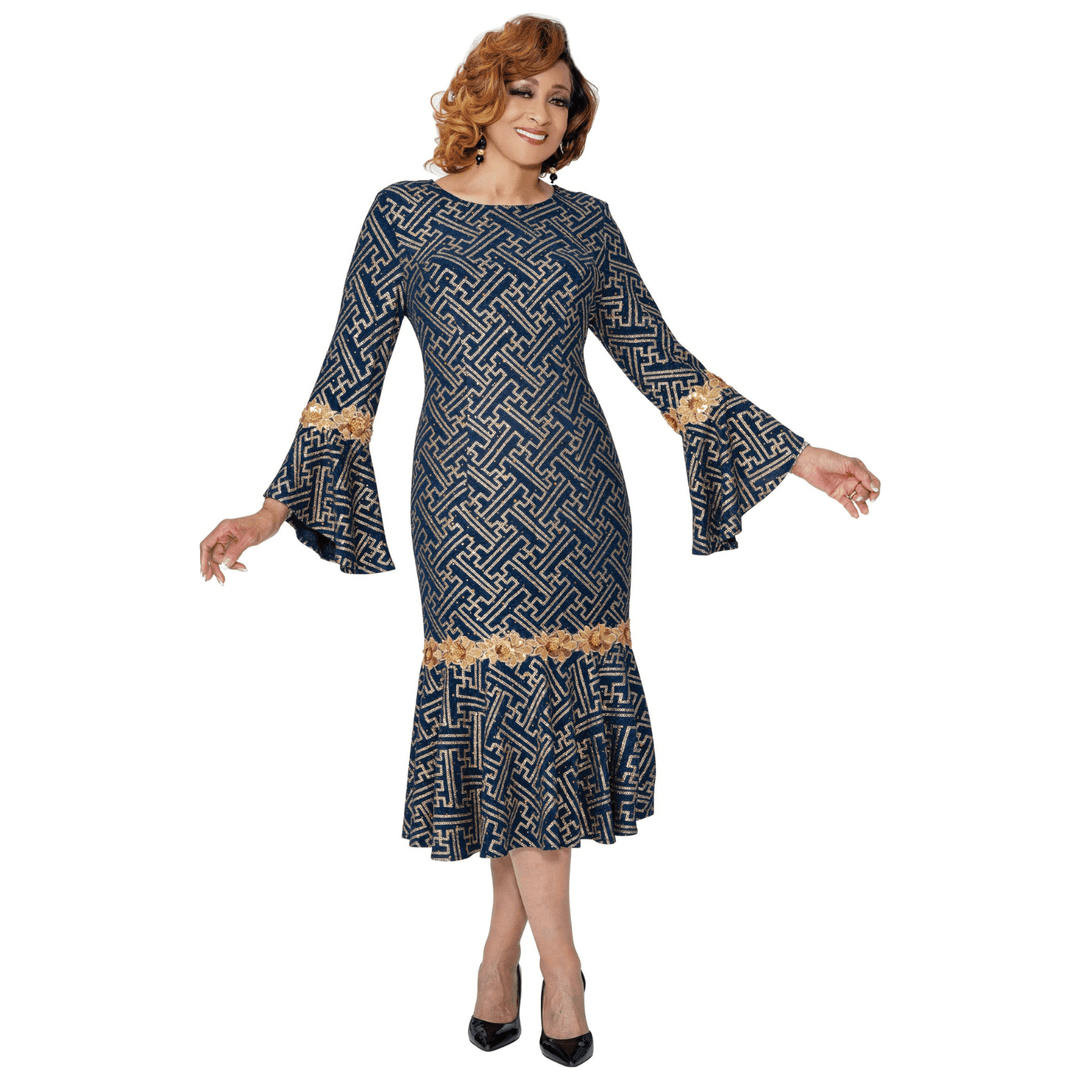 1pc Novelty Womens Church Dress With Tessellating Pattern DCC309961 - Especially Yours