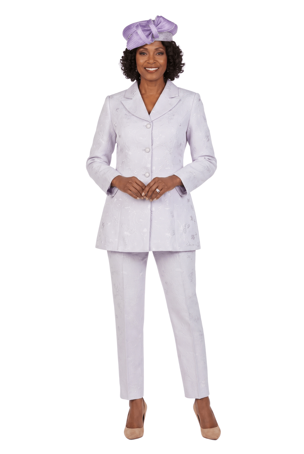 3pc Brocade Wardrober - Long Jkt, Pants, Skirt Set - Especially Yours