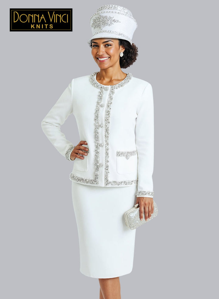 Donna Vinci KNITS, Style 13458 - 2pc. Jacket & Skirt Set - Especially Yours