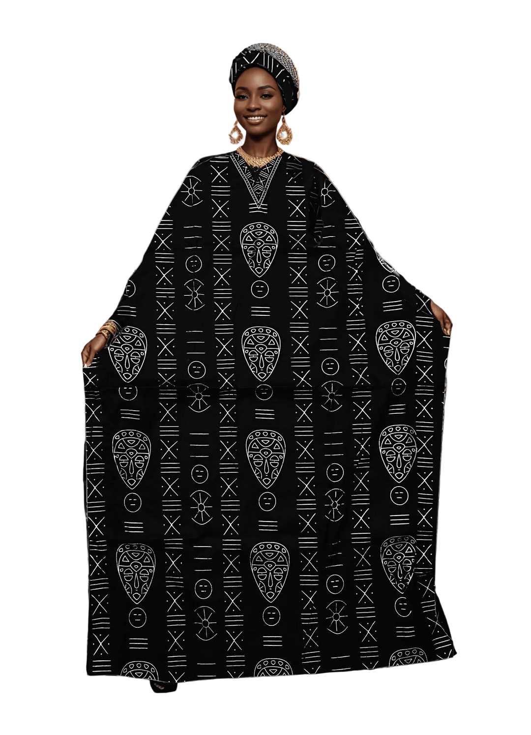 1628 - Luxe Kaftan with Headwrap - Especially Yours
