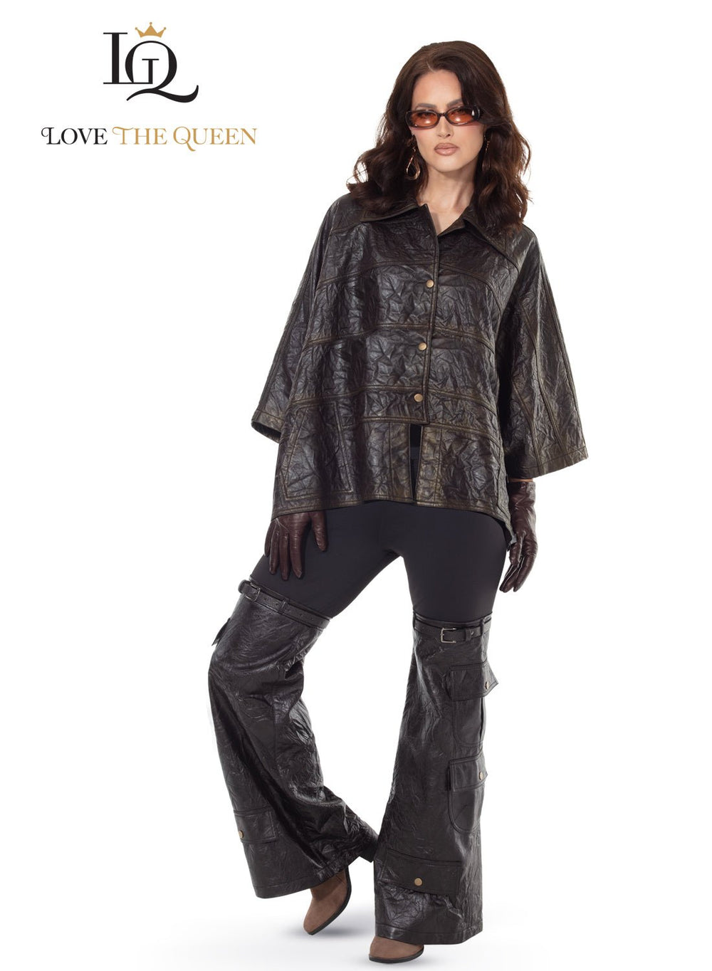2pc. Jacket & Pant Set - Love The Queen. Style 17621 - Especially Yours