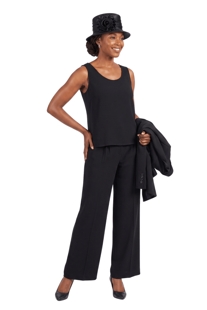 3pc Long Jkt+Cami+Pants Suit - Plus - Especially Yours