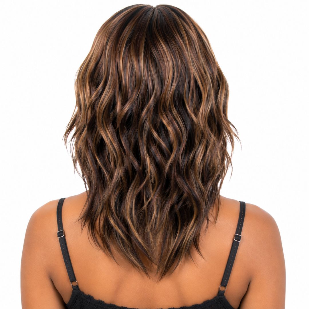 FLIRT Large Crimpy Long Shaggy Synthetic Wig - MoTown Tress - Especially Yours