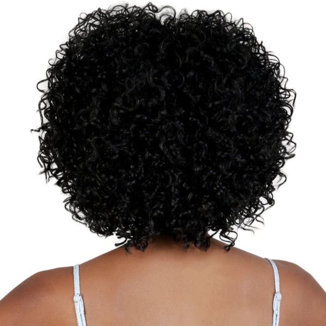 BBW.BETTY Yaki Curly Medium Bob with Bangs - MoTown Tress - Especially Yours