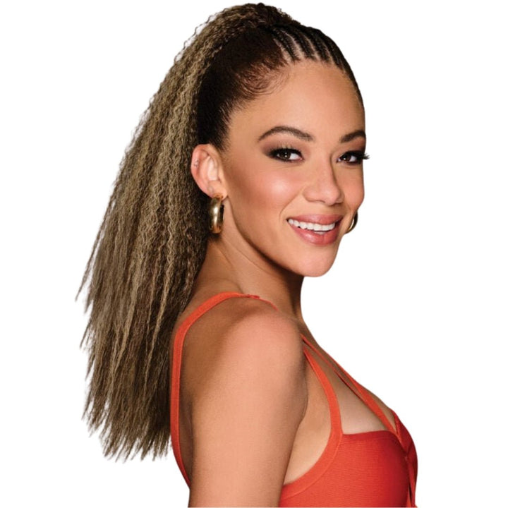 21" Crimped Textured Pocket Ponytail by Kim Kimble - Especially Yours