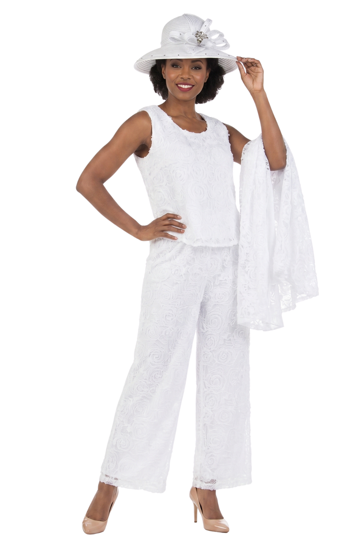 3pc Luxe Lace Pants Set