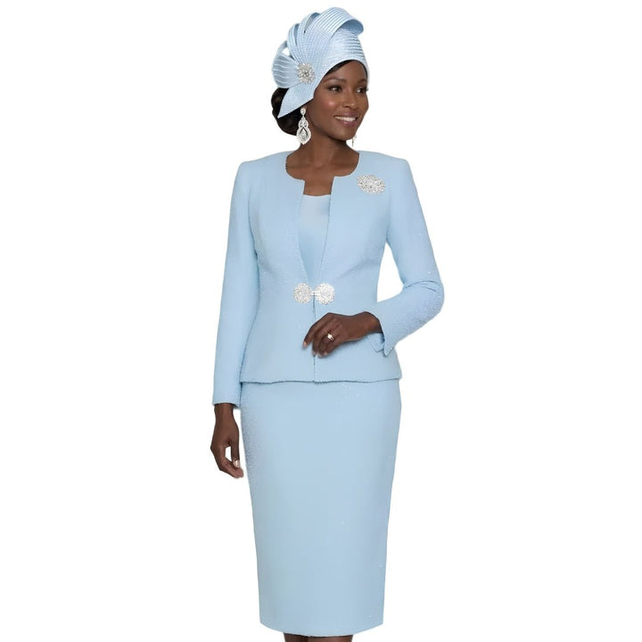 2 - Piece Skirt Suit with Rhinestone Accents Lily & Taylor - Especially Yours
