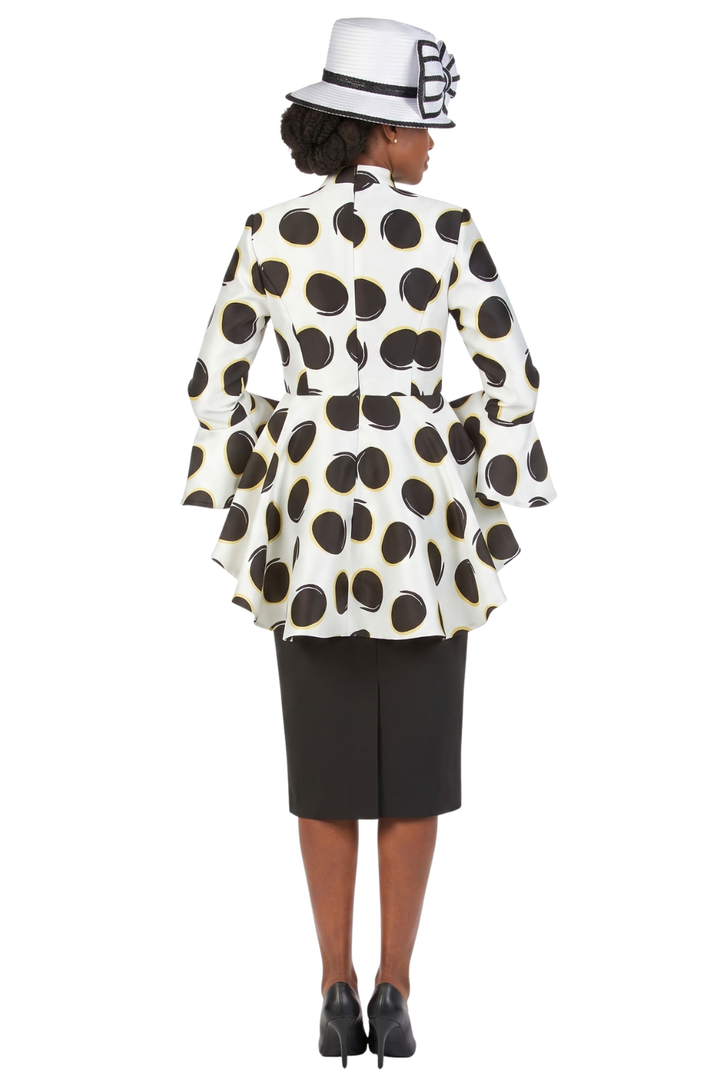 2pc Polka Dot Top & Skirt Set