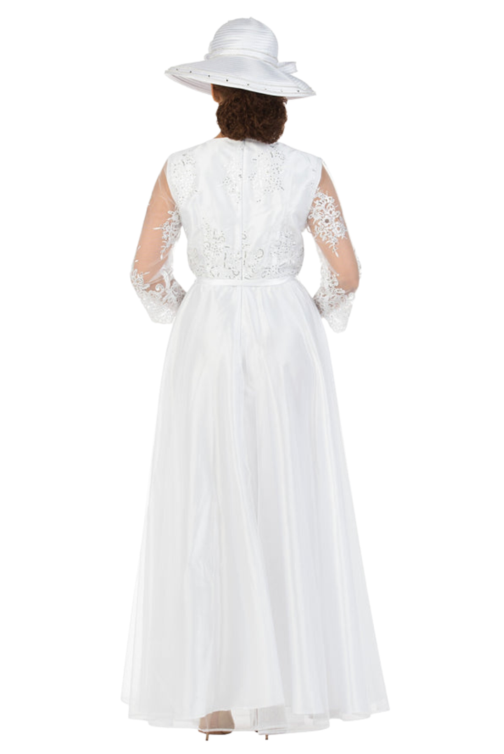 1pc Lux Lace Dress w/ Belt