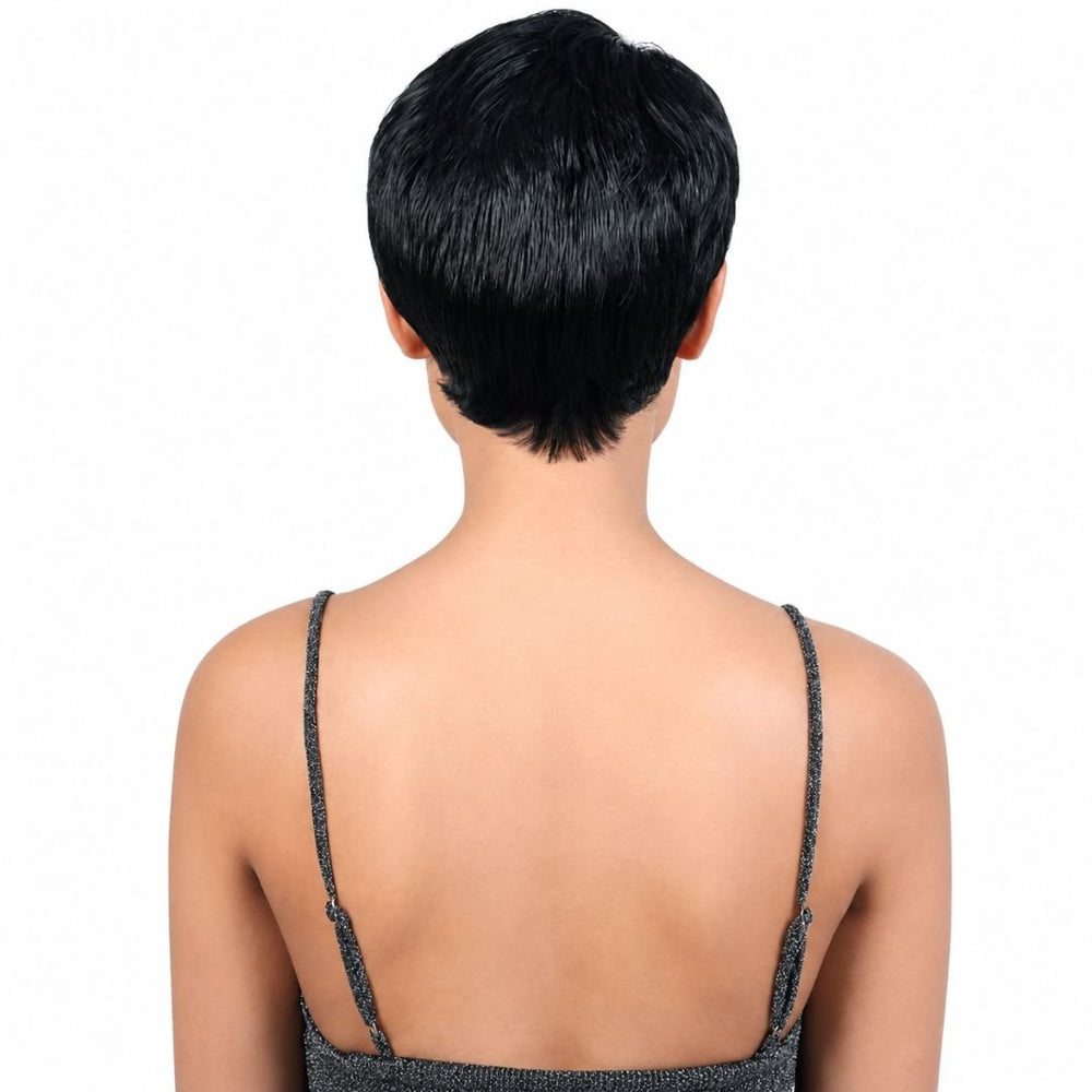 LUCKY Short Wavy Pixie Full Synthetic Wig - MoTown Tress - Especially Yours
