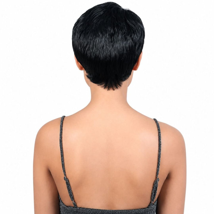 LUCKY Short Wavy Pixie Full Synthetic Wig - MoTown Tress - Especially Yours