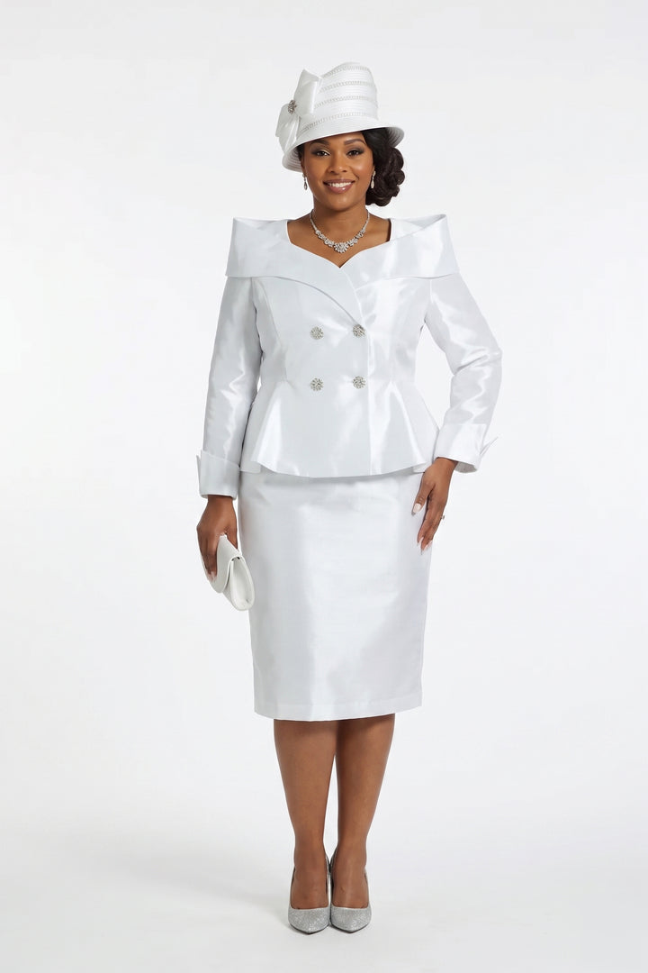 Classic Portrait Collar Suit by EY Boutique