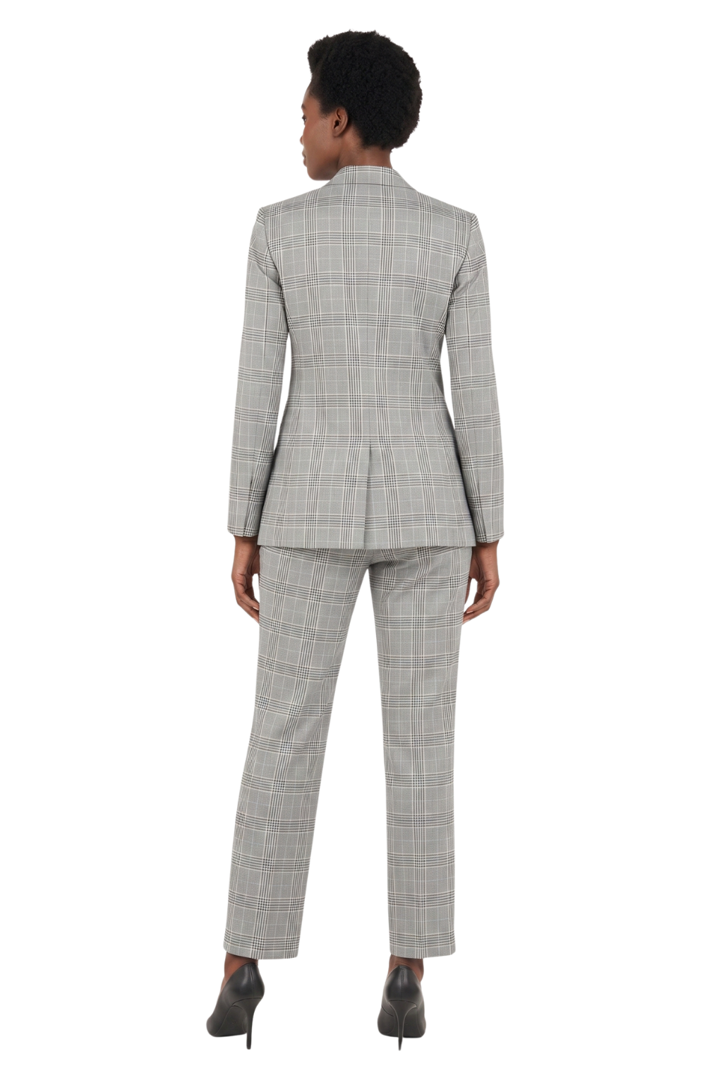 2pc Dbl Brstd Wdpn Jkt + Pants Suit