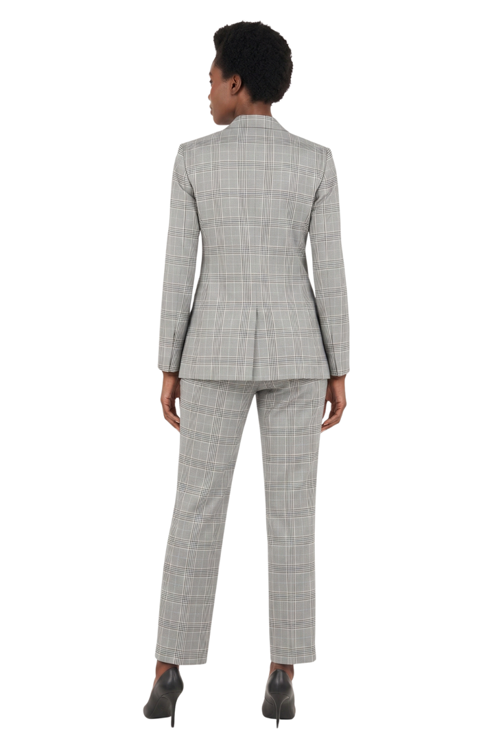 2pc Dbl Brstd Wdpn Jkt + Pants Suit