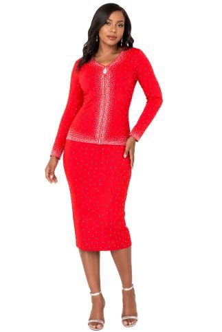 Trinity Sparkle Knit Skirt Suit - 5394 - Especially Yours