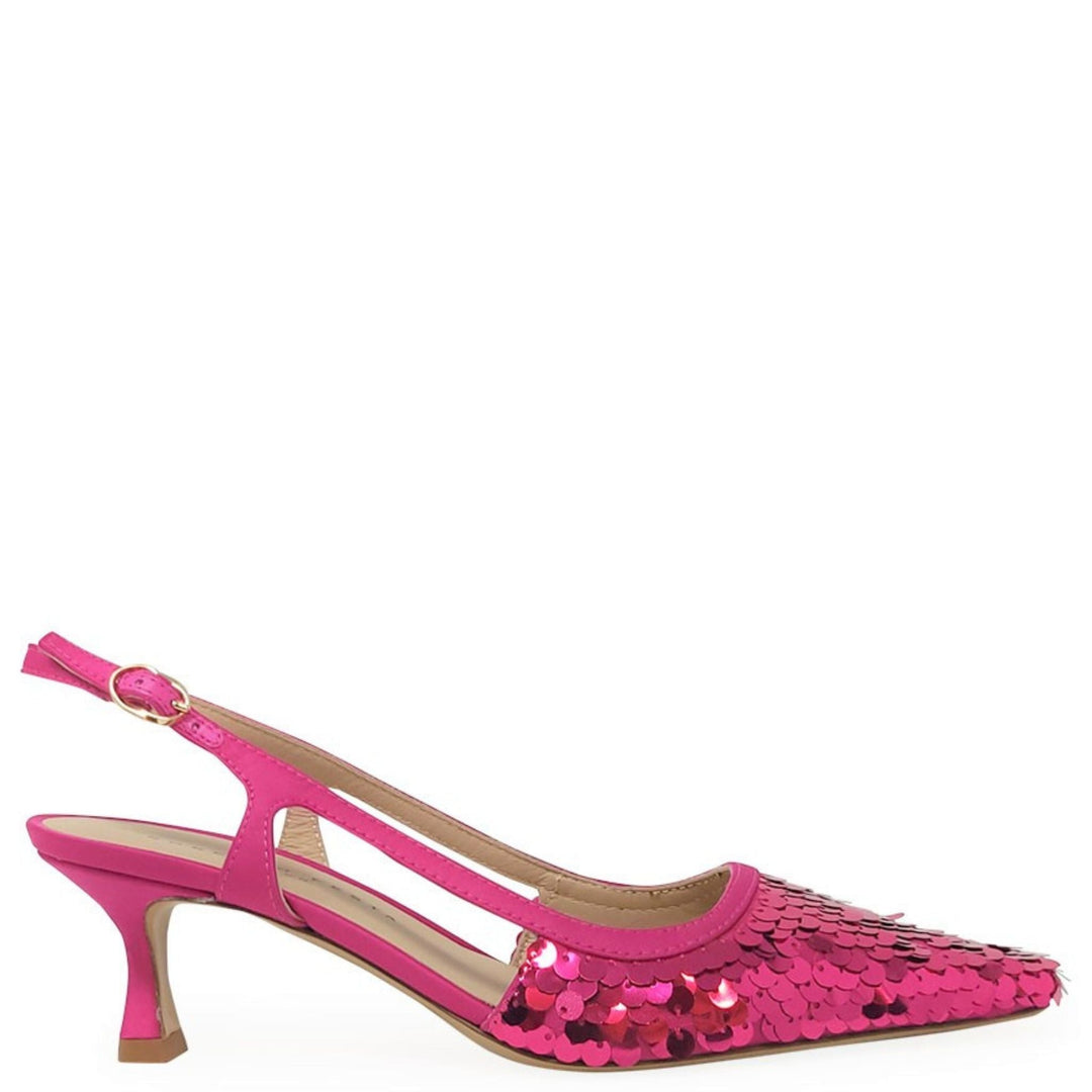 Roberto Festa Fuchsia Sequence Snip Slingback Heel - Especially Yours