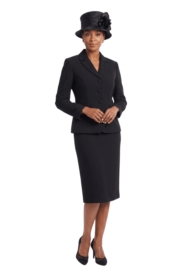 2pc Notch Layered Collar 3 - Button Skt Suit - Especially Yours