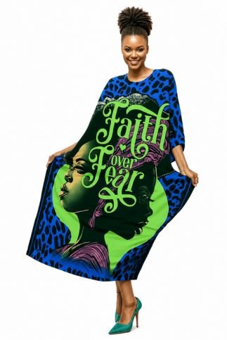 Faith Over Fear Caftan - Especially Yours