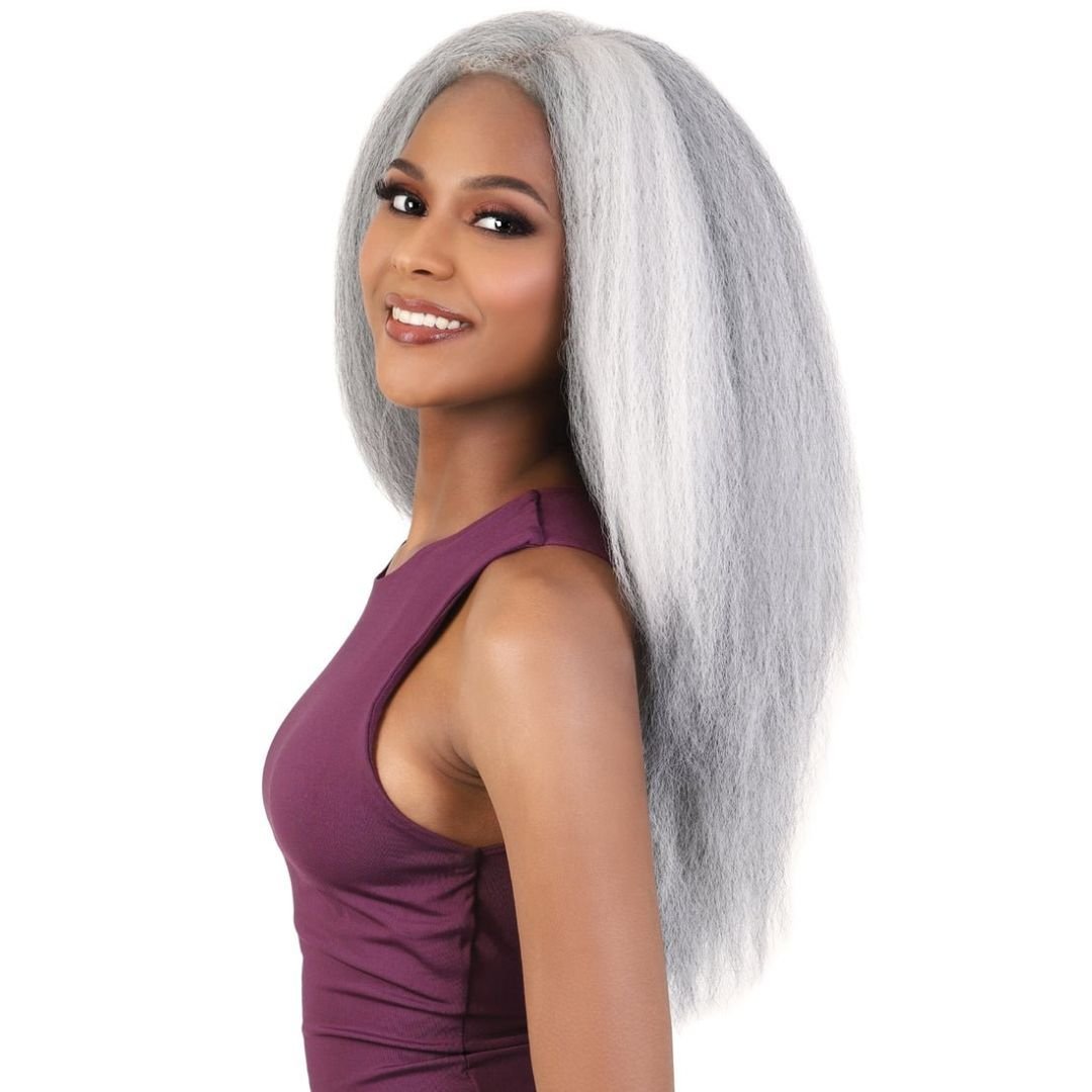 Kinky Edge Long Straight 13x4 Free Part Lace Wig - MoTown Tress - Especially Yours