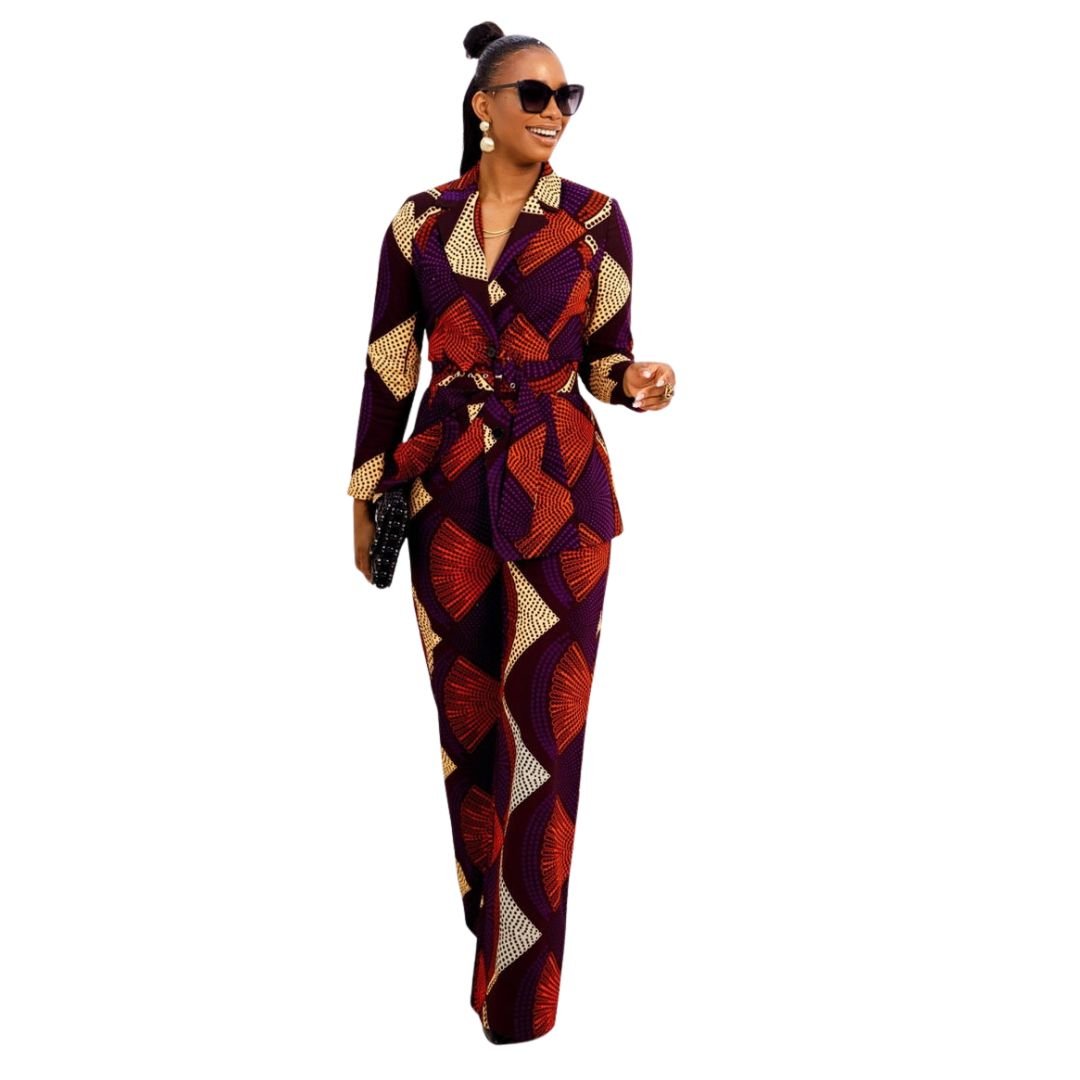 ZYLA AFRICAN PRINT SUIT SET - Especially Yours