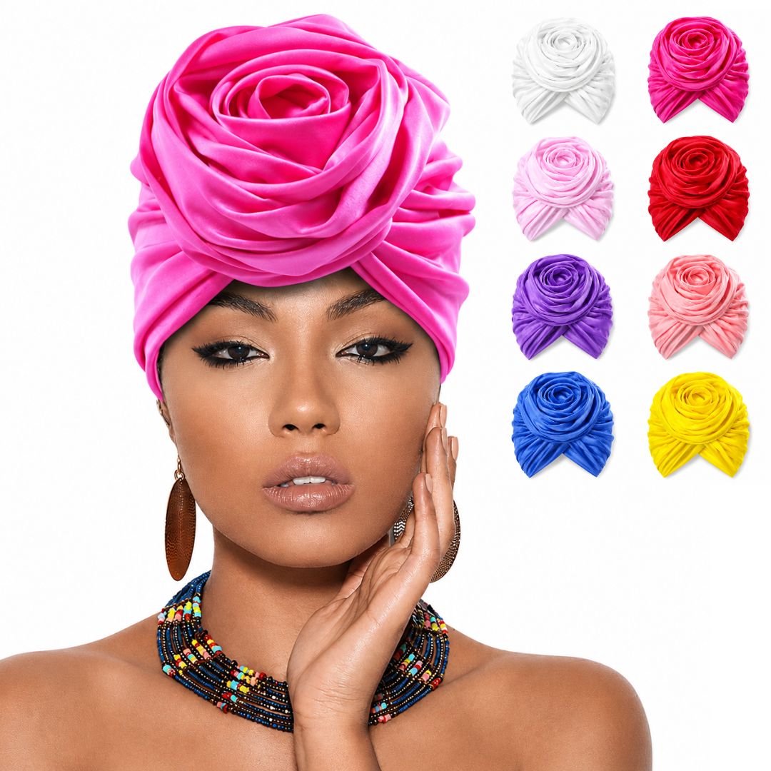 12PCS - Solid Turban Hats - Especially Yours