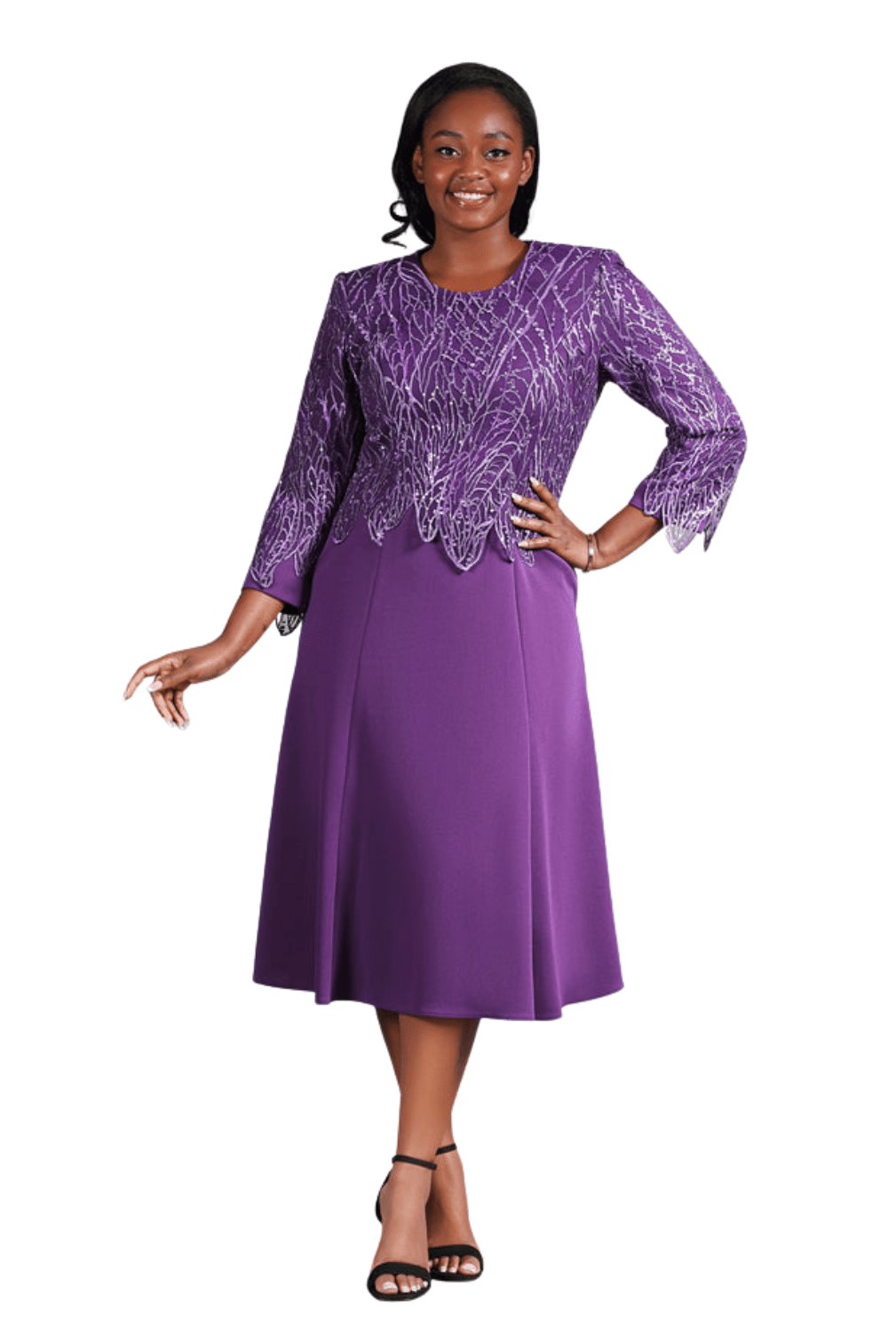 A - line Scuba Drs w/ Lux Lace Overlay - Especially Yours