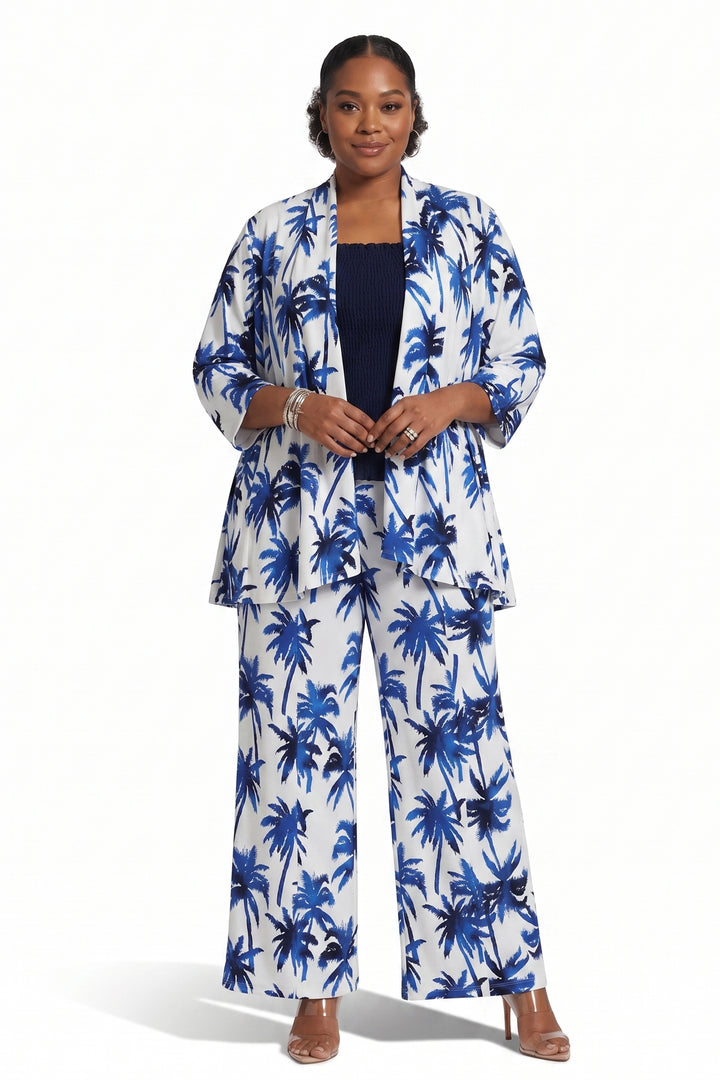 Printed 3-Pc. Pantset by Studio EY