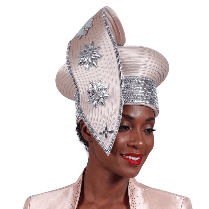 Heavily Rhinestone Embellished Pillbox Hat - Especially Yours