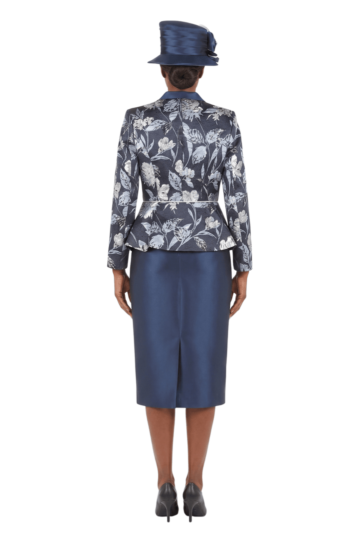 3pc Embellished Brcd+Silky Twl Skt Suit - Plus - Especially Yours