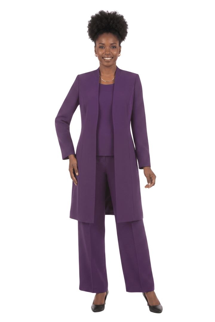 3pc Long Jkt+Cami+Pants Suit - Especially Yours