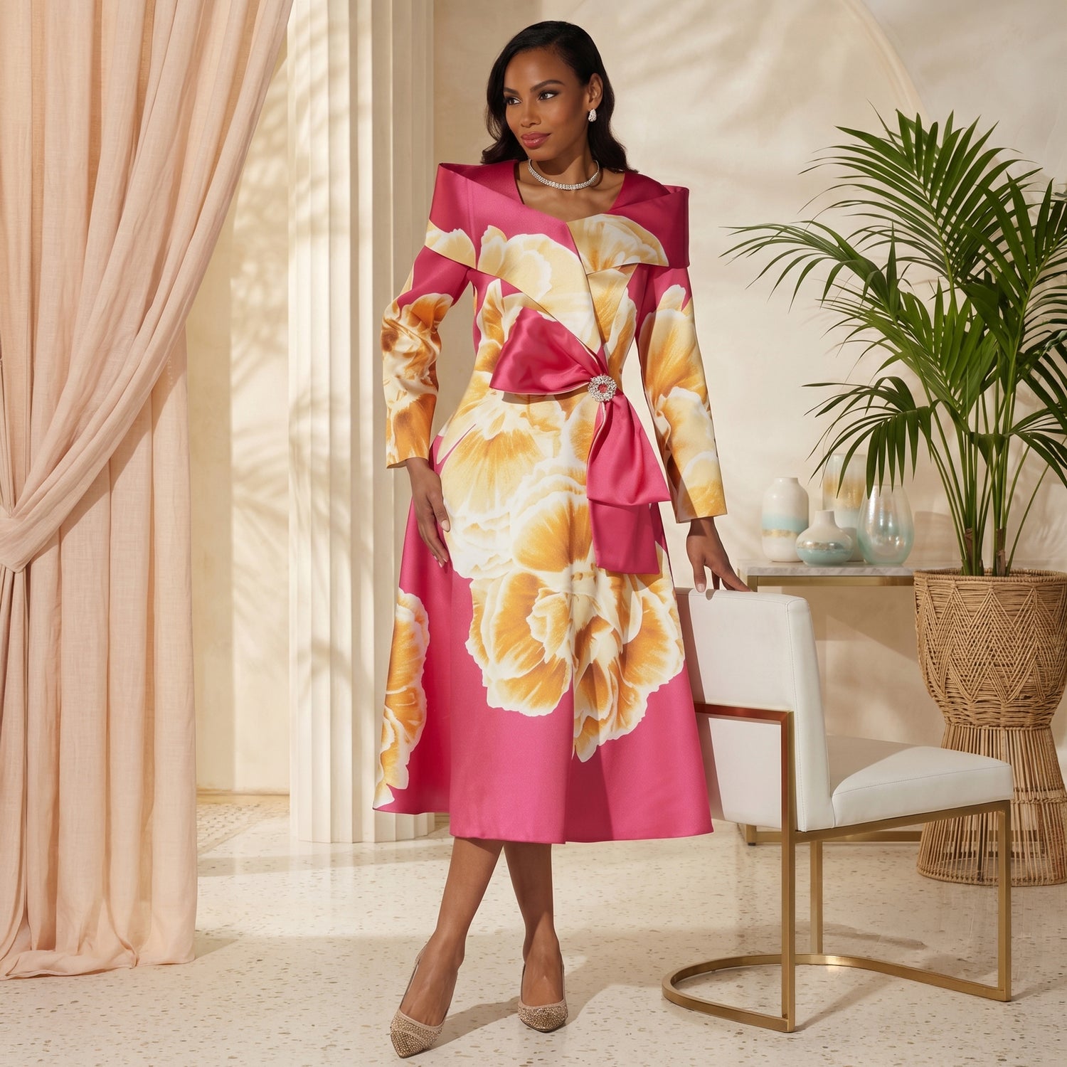 Bold Florals. Timeless Confidence.