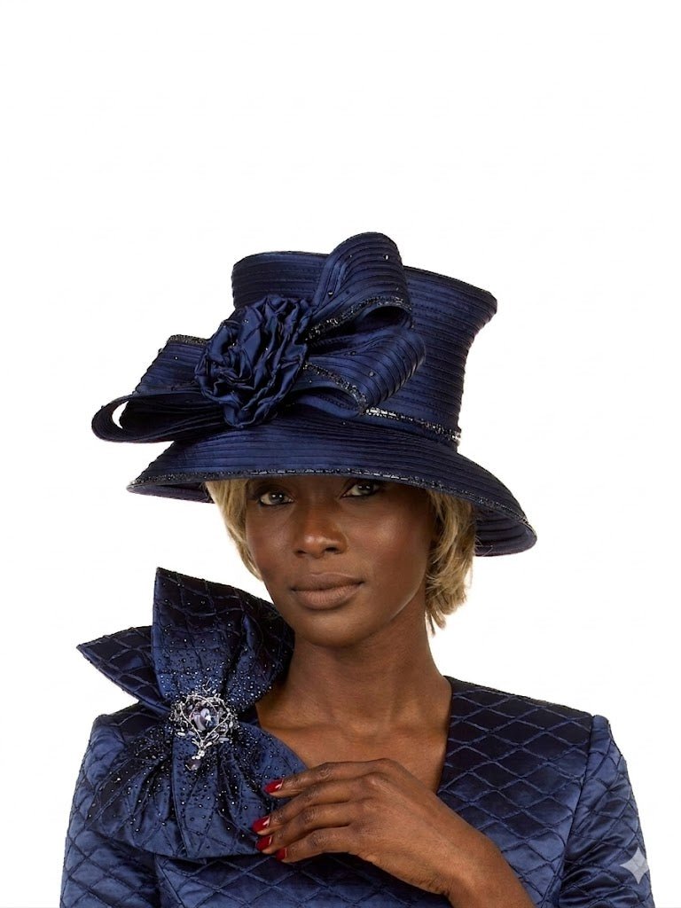 Structured Ribbon Rosette Occasion Hat - Especially Yours