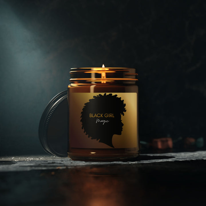 Black Girl Magic Scented Soy Candle — Amber Jar - Especially Yours