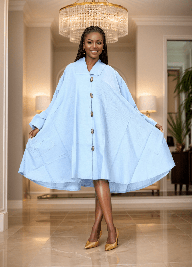 Big Button Look Amazing Dress - Especially Yours