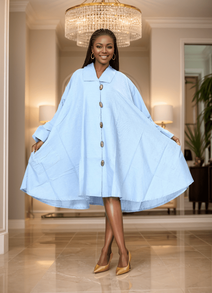 Big Button Look Amazing Dress - Especially Yours